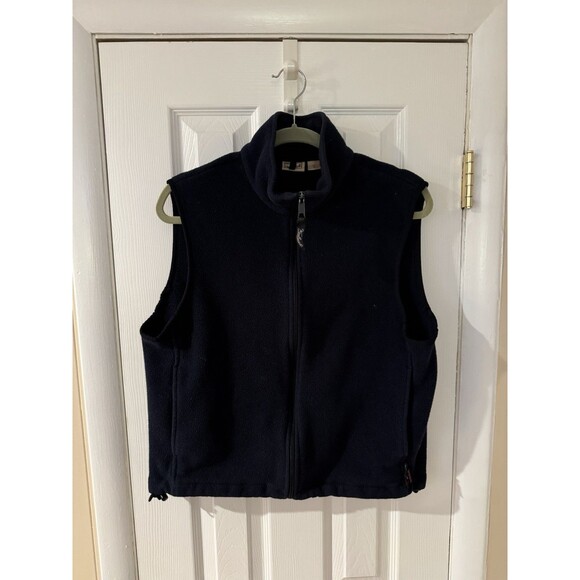 Vintage Woolrich Wool Mens Vest Black Full Zip 100% Wool Made In USA Sz Medium * - Picture 8 of 9